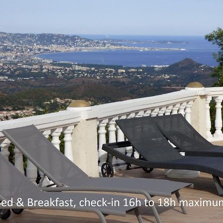 Chambres D'Hotes Vue Mer L'Esterel Panoramique Saint-Jean-de-l'Esterel 외부 사진